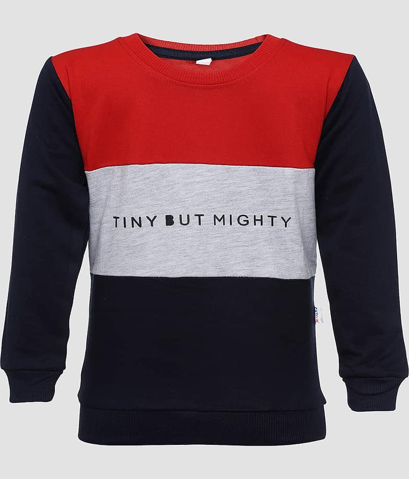 CATCUB Single Baby Boys Cotton Blend Pullover ( Red )