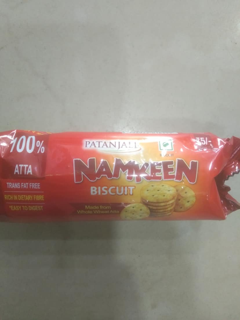 Patanjali Namkeen Biscuit 100% Atta