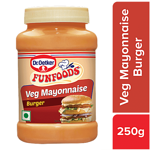 Dr. Oetker FunFoods Veg Mayonnaise For Burger, 250 g