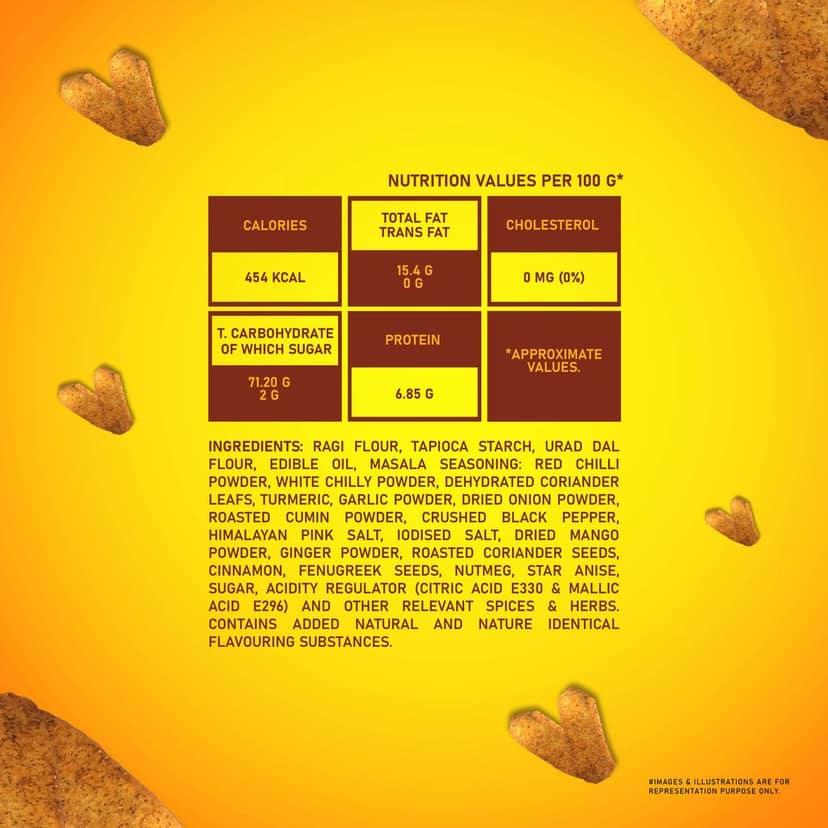 Noon to Moon Ragi Chips--Desi Masala view 4