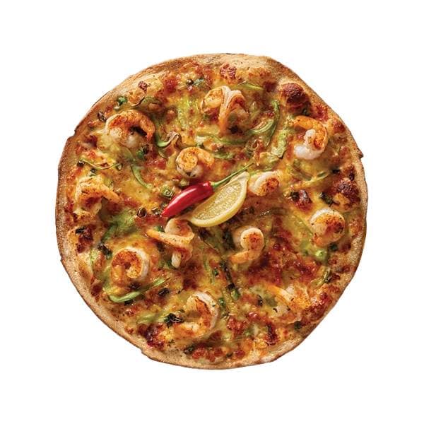 Schezwan Prawn Pizza (10 Inches)