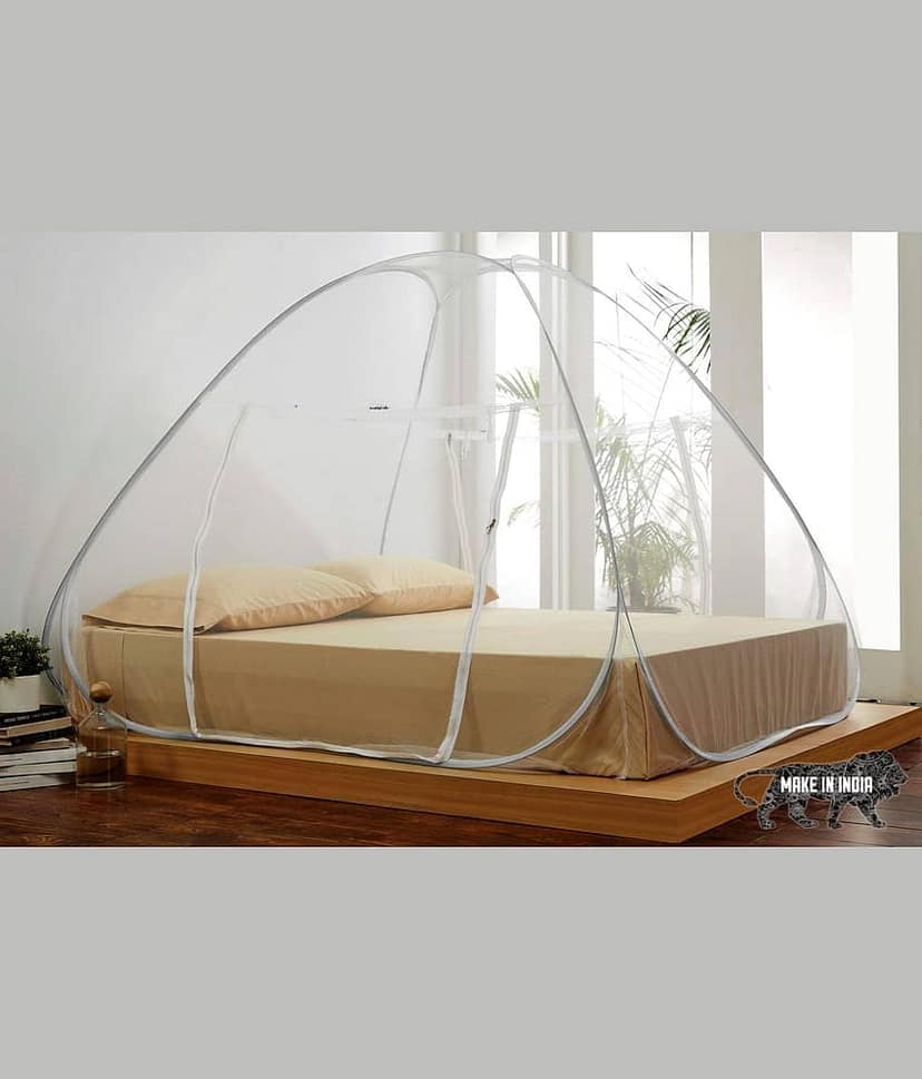 Healthgenie Double White Mosquito Net, Machardani view 2