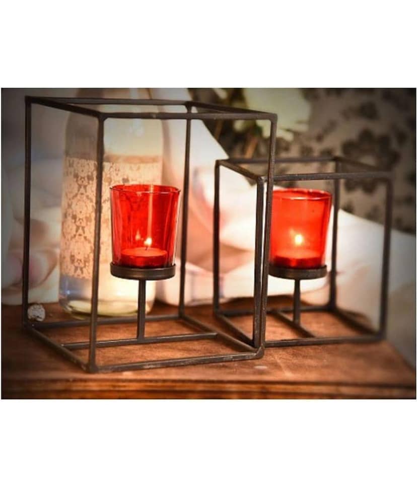 Hosley Hosley Black Metal Wall Sconce - Pack of 2