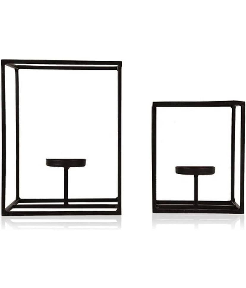 Hosley Hosley Black Metal Wall Sconce - Pack of 2 view 2