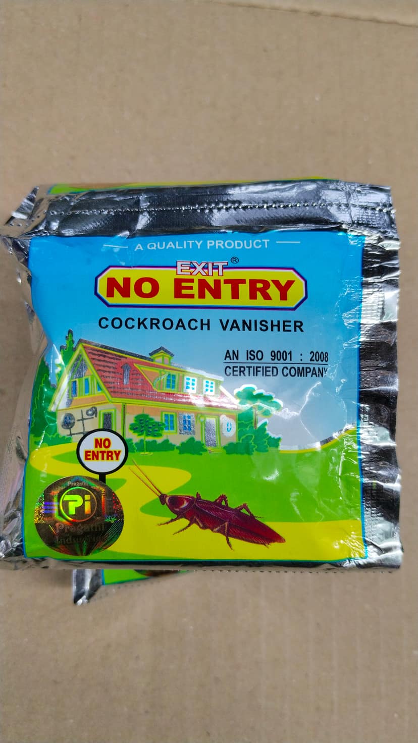 Exit no entry cockroach vanisher