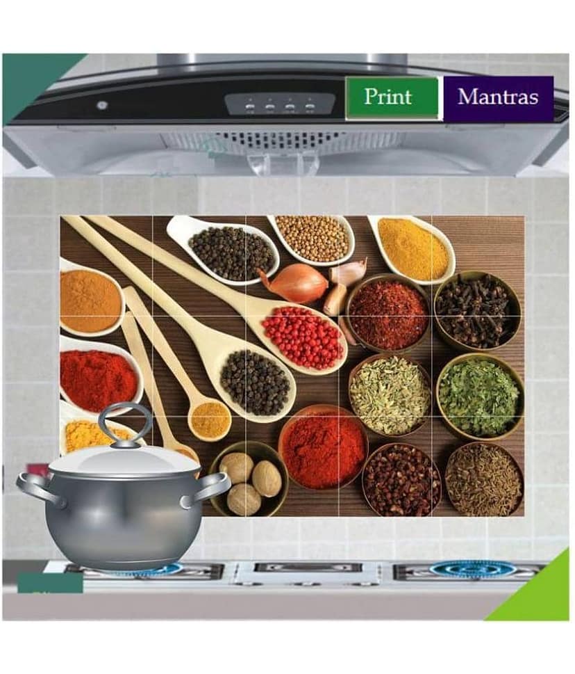 Asmi Collection printed Foods & Beverages Sticker ( 60 x 90 cms )