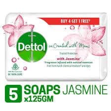 DETTOL SOAP JASMINE SET OF 5 625G