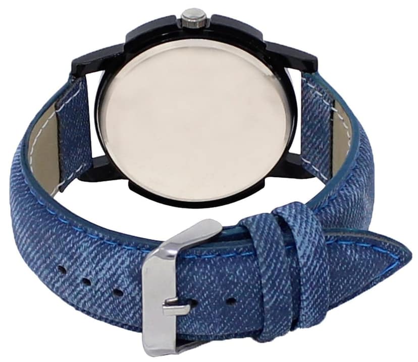 Multicolor Denim Look Analog Watch for Men LR02 view 2