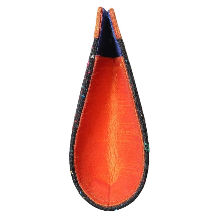 Garvi Gurjari (A Gujarat Govt Enterprise Black Cotton Clutch Bag view 4