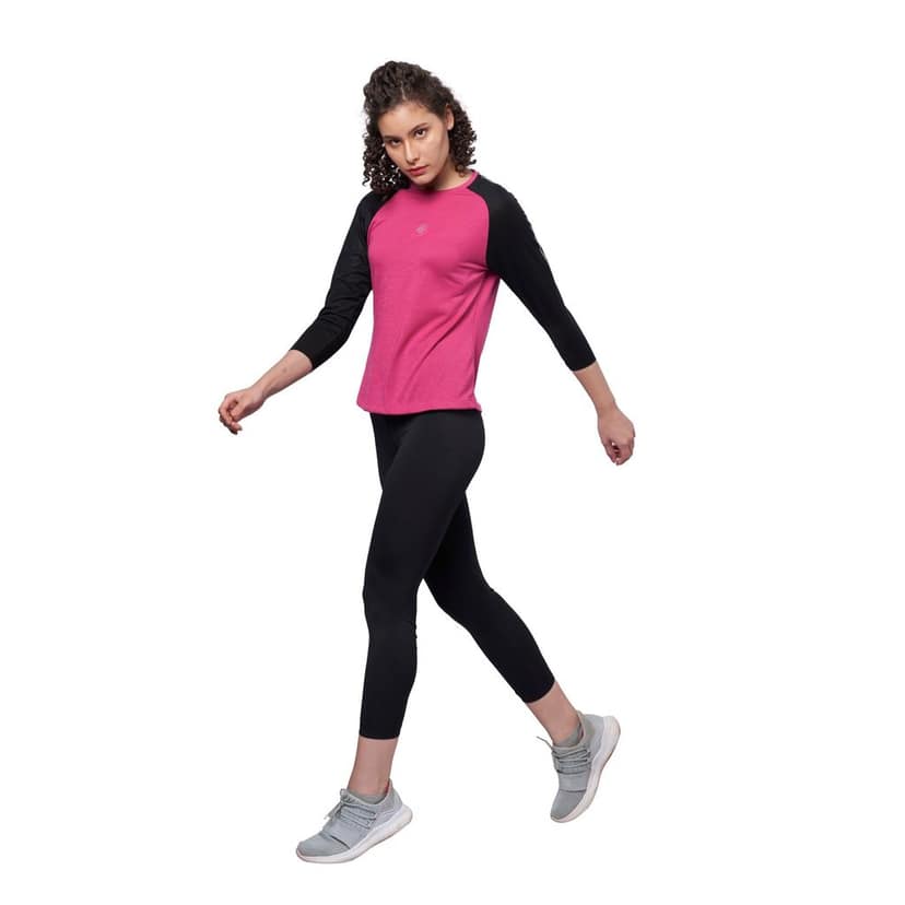 DOMIN8 Women's Raglan Full Sleeve Outdoor Training T-Shirt view 5