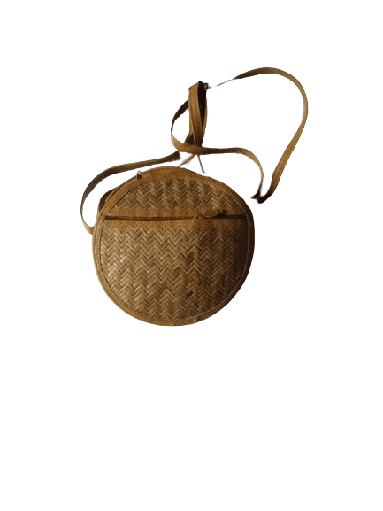 SNIFF AND HERBS Bamboo Bag Handmade Women's Sling Bag.
