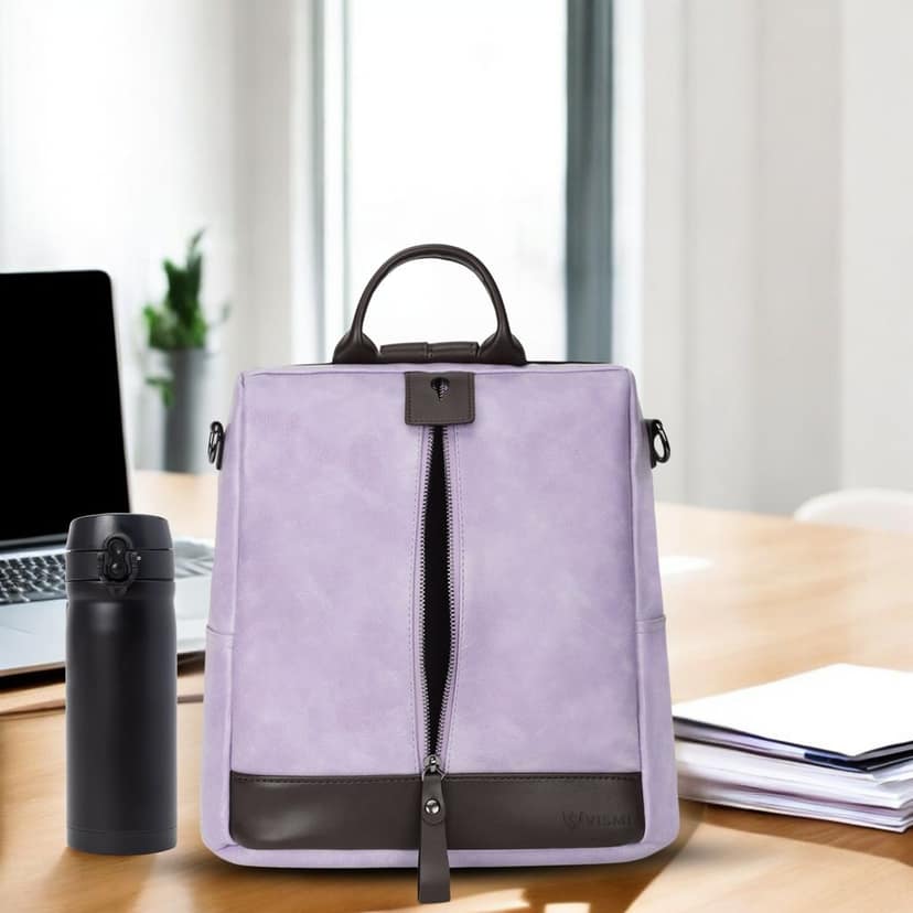 VISMIINTREND Women Backpack for Office Use Upto 13 Inch Laptop | Stylish Backpack Bag | Travel | School | College | Office Use | Anti Theft Convertible Backpack view 10