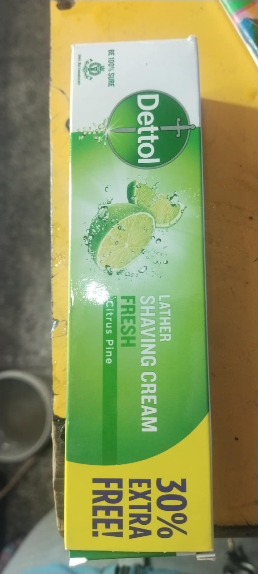 Dettol lather shaving cream
