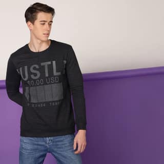 FTX Men Round Neck Printed Full sleeves Tshirt