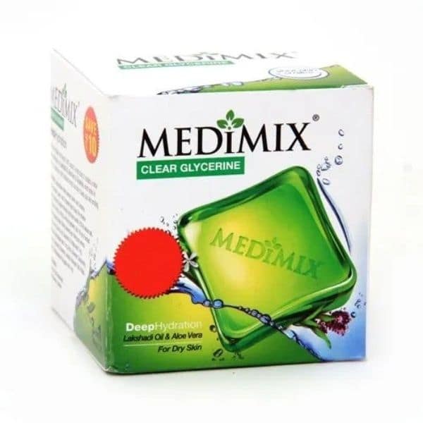 Medimix Clear Glycerine Lakshadi Oil & Aloe Vera Soap Bar, 100 gm Each - Pack of 3