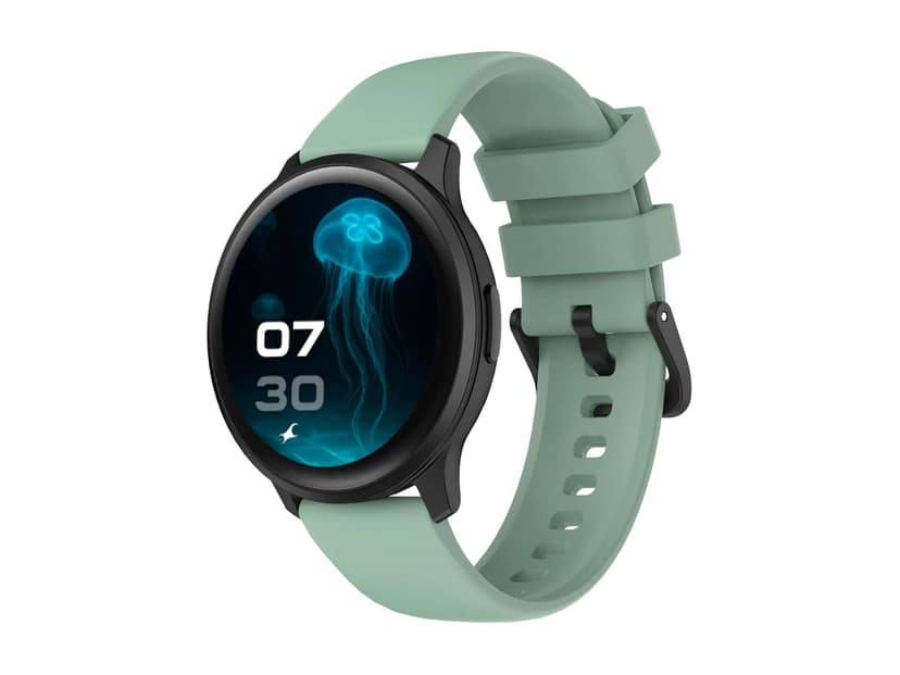 Fastrack Jupiter R3 1.38" Ultra UV Round Display with Nitro Fast Charging, Single Sync BT Calling - Green