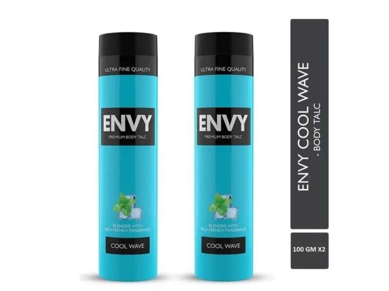 ENVY Cool Wave Talc for Women - 100g Pack of 2