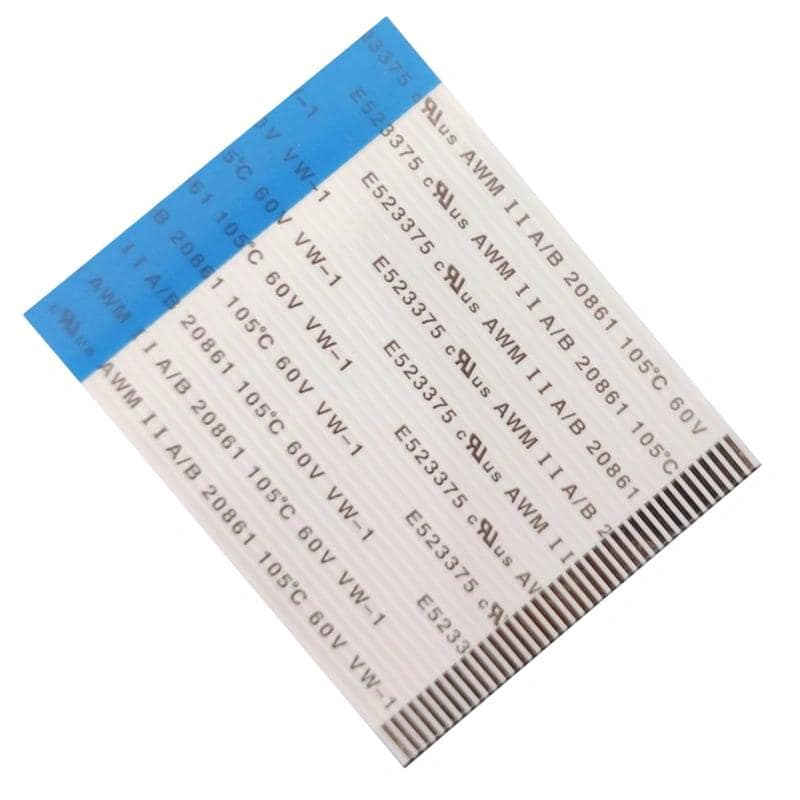 40 Pin 1mm Pitch 50mm Reverse Side Connection FFC Ribbon Flexible Flat Cable