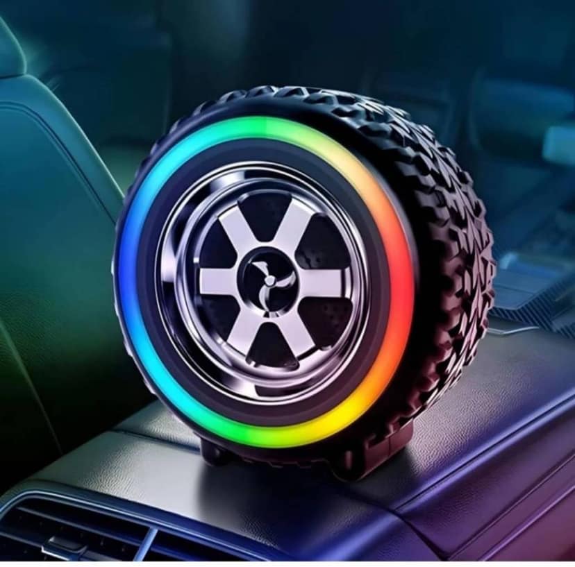 ADK - X502 Tyre Wireless Bluetooth Speaker with LED Lights view 2