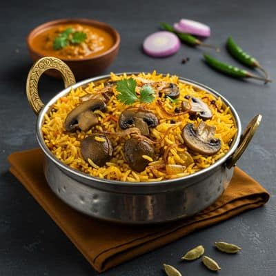 Mushroom Biryani
