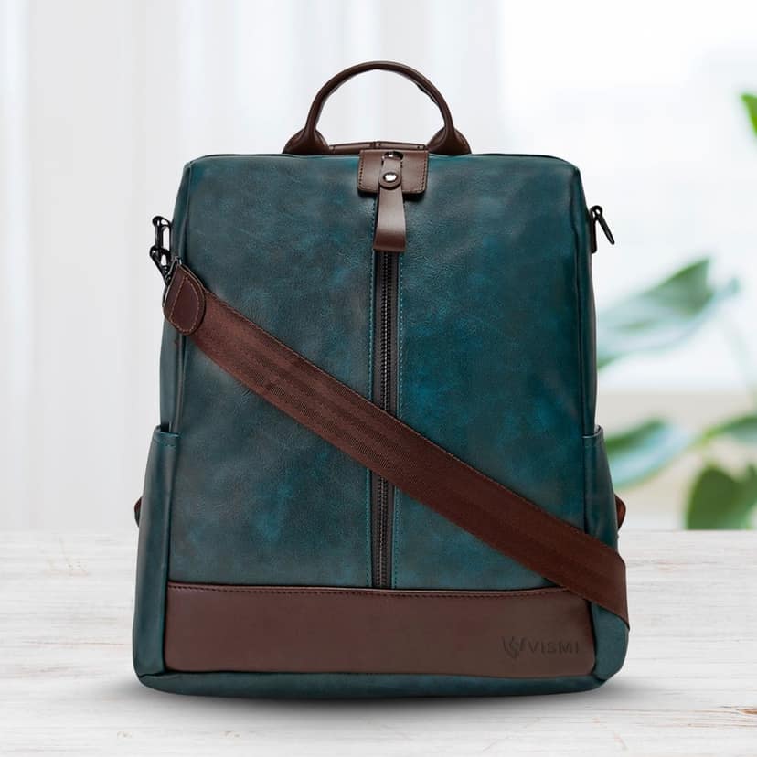 VISMIINTREND Women Backpack for Office Use Upto 13 Inch Laptop | Stylish Backpack Bag | Travel | School | College | Office Use | Anti Theft Convertible Backpack