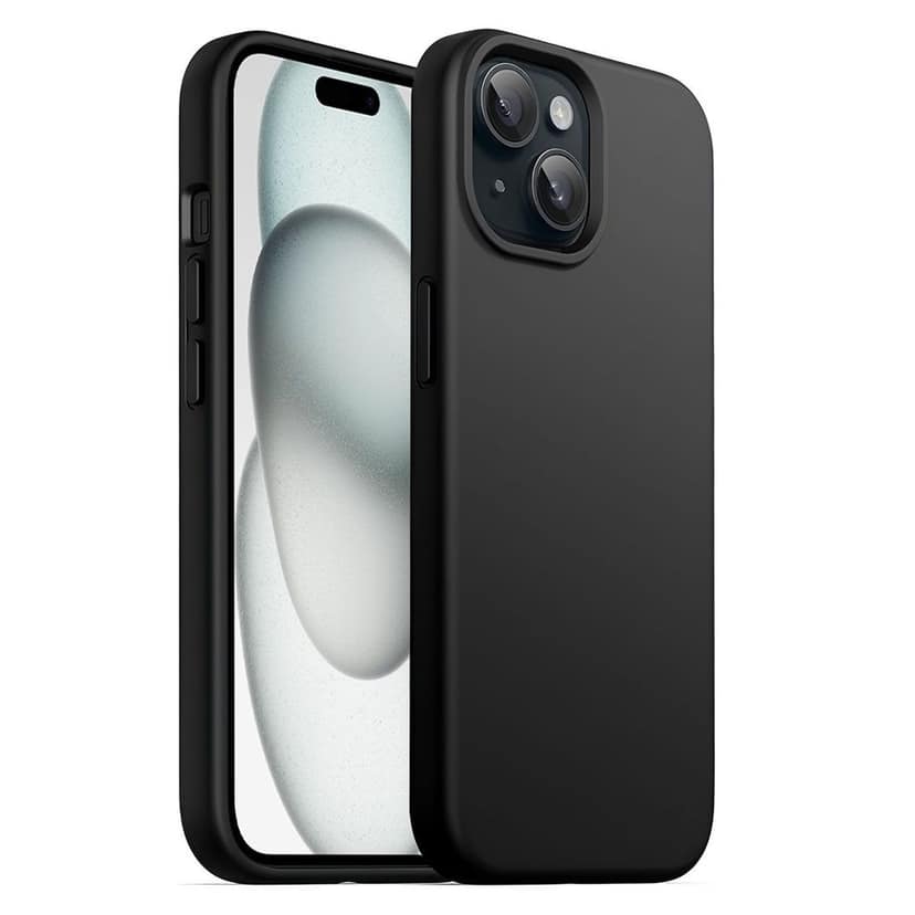 LIRAMARK Liquid Silicone Soft Back Cover Case for iPhone 15 Plus (6.7 inch)