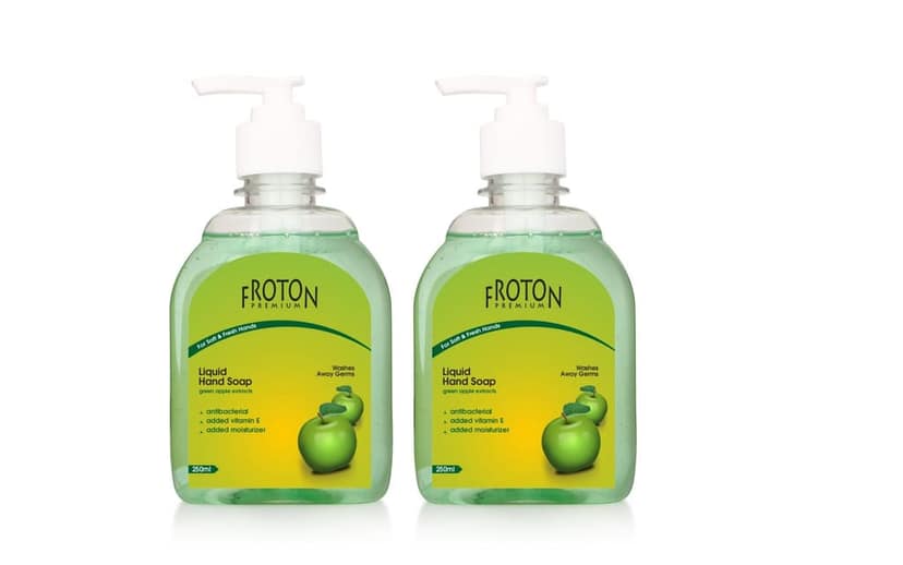 Froton Handwash Gel Green Apple 250ml Pack of 2