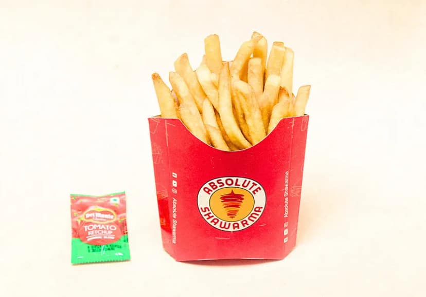Classic Salted Fries with Tomato Catchup