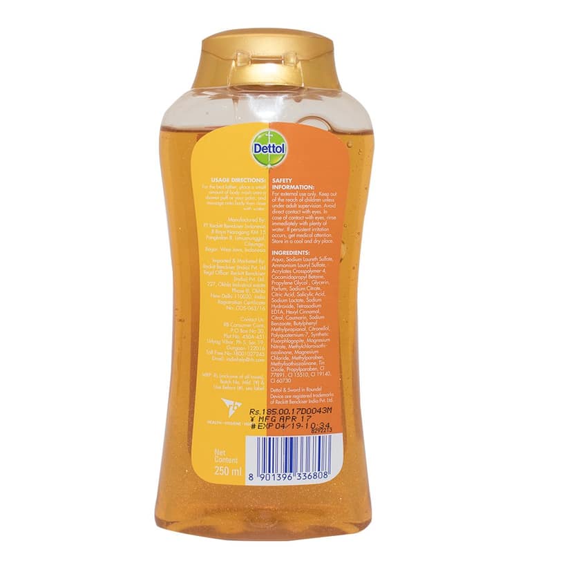 Dettol Gold Classic Clean Body Wash, 250 Ml view 2