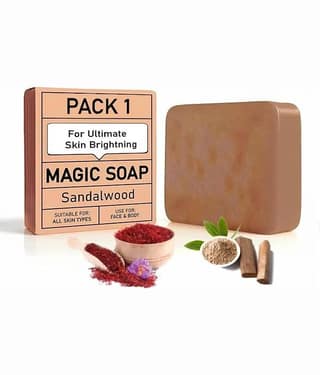 LUCACCI Skin Whitening Soap for All Skin Type ( Pack of 1 )