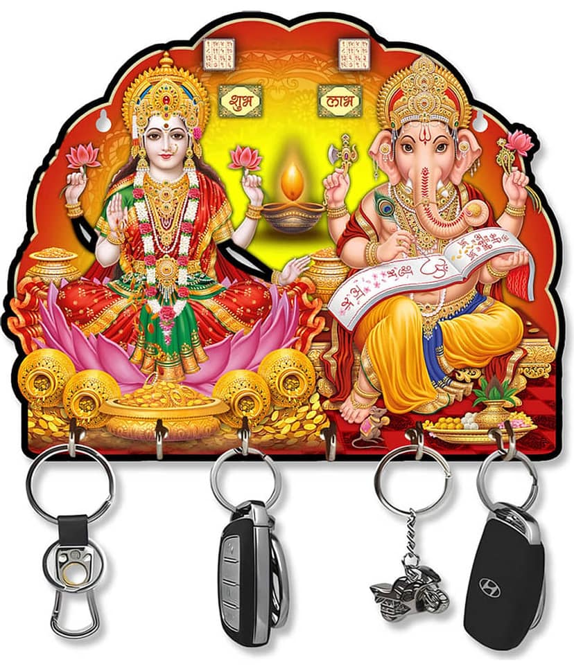 LCUPR Multicolour Cardboard Key Holder - Pack of 1