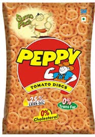 PEPPY TOMATO DISCS 75GM