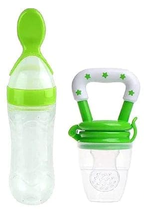 Baby Food Feeder – BPA-Free Silicone Fruit Feeder (6+ Months)