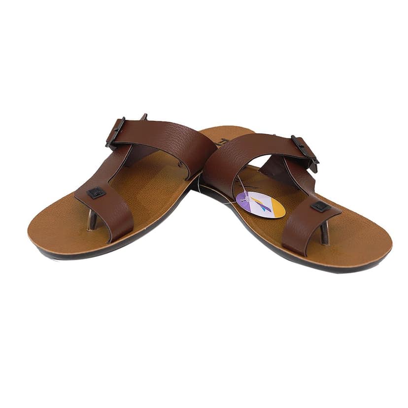Flite Men's Brown Casual Slippers (Model: PUG-42). view 3