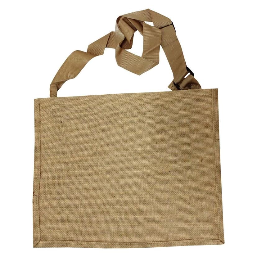 Garvi Gurjari (A Gujarat Govt Enterprise Handmade Jute Laptop Bag - Beige and Orange(GGCSJLB02) view 2