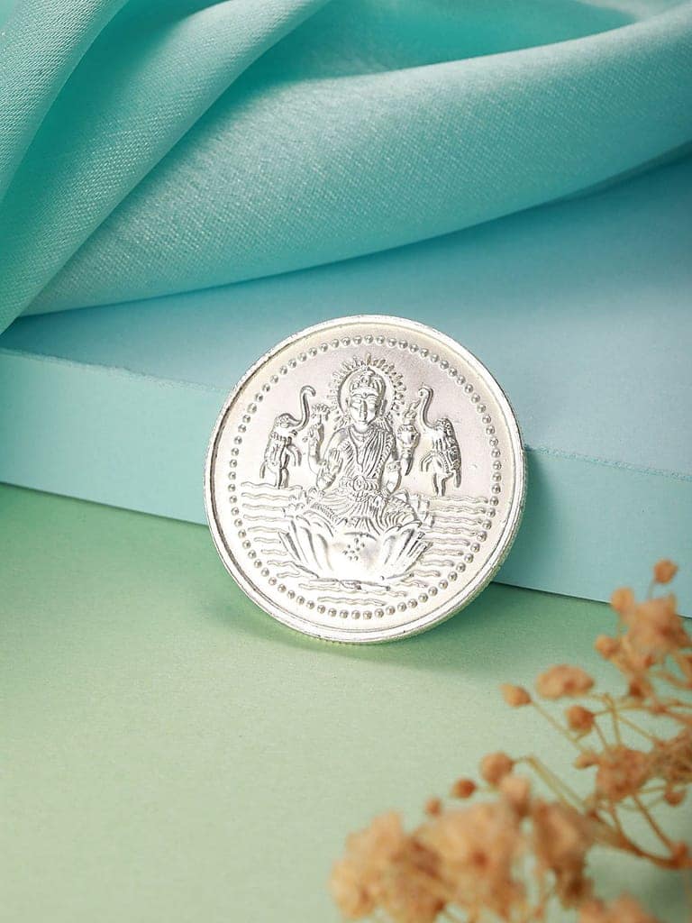 Shri Laxmi 10 gram 999 Round Silver Coin view 7