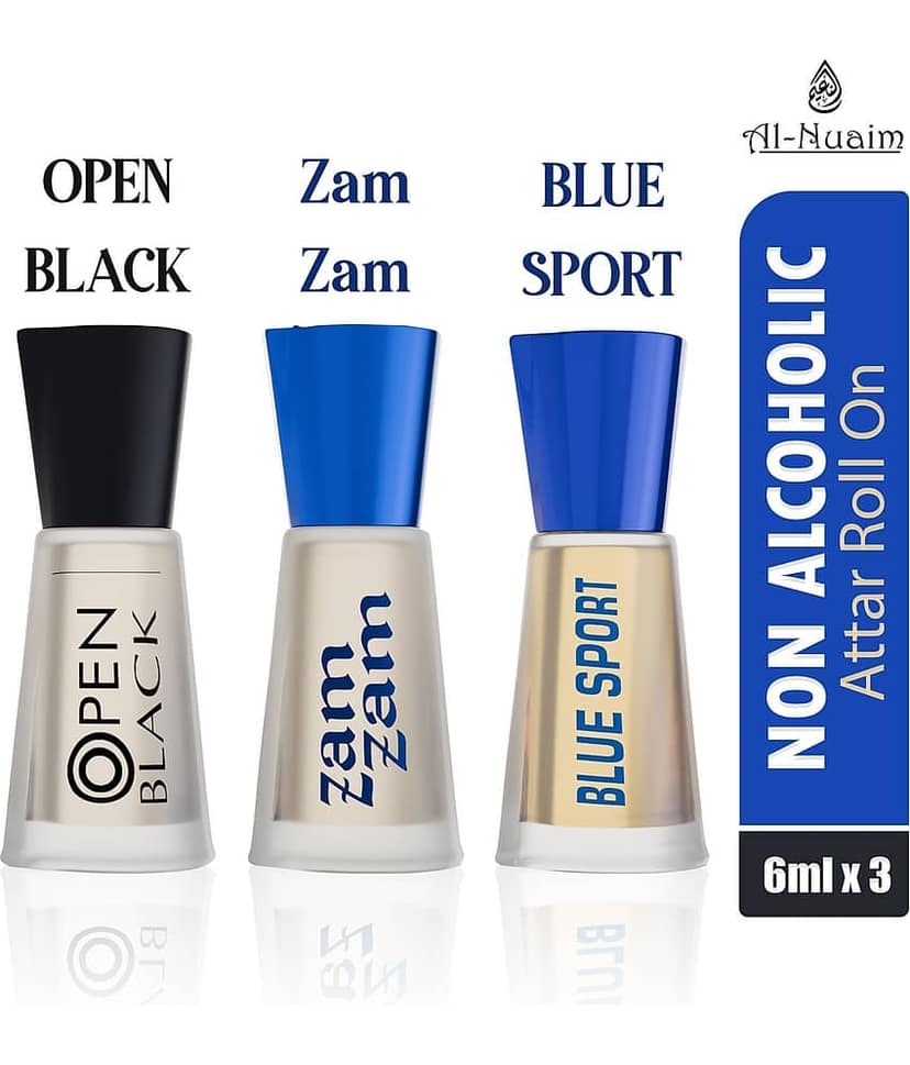 Al-Nuaim Oud Non- Alcoholic Miniature Attar ( Pack of 3 ) view 2