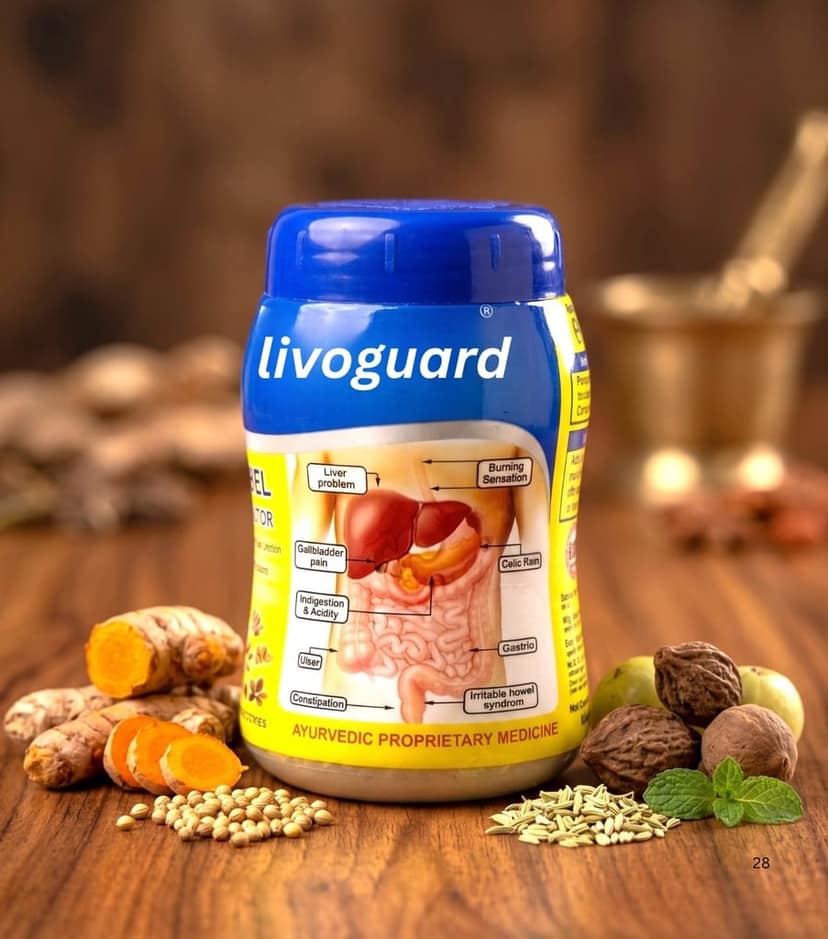 Livo Guard Ayurvedic Digestive & Liver Support Powder (100g) - Pack of 1