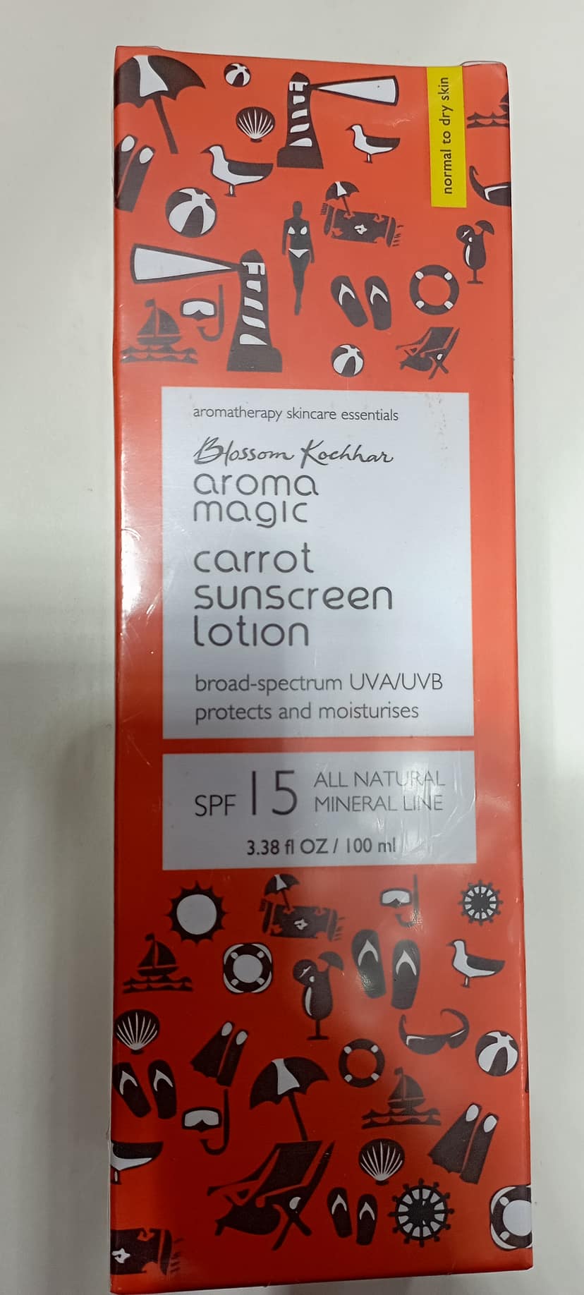 Blossom kochhar aroma magic carrot sunscreen lotion 100 ml