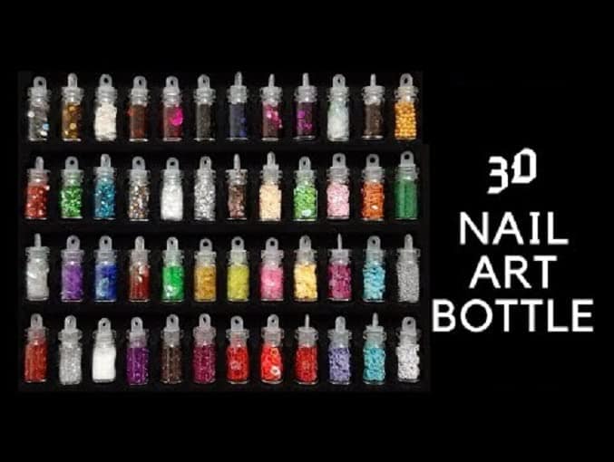 Elecsera 48 Bottles Set Nail Art Kit (Multicolor) view 2