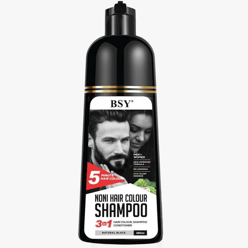 PRIIS BSY Noni Hair Colour Shampoo 180 ML - Black view 2