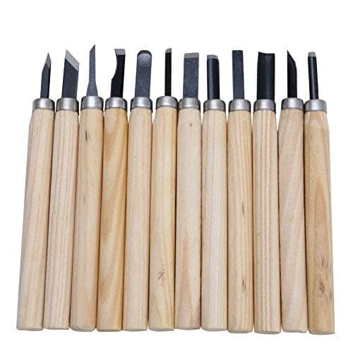 KABEER ART Wood Carving Tool Set of 12pcs for Carpenters and Hobbyists view 2