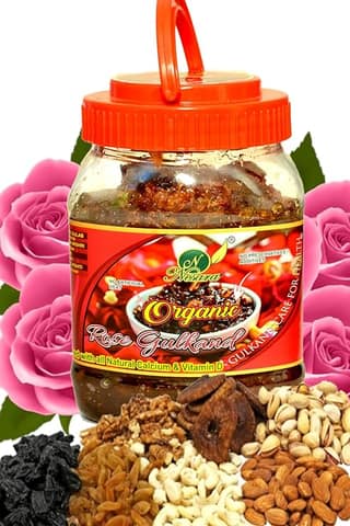 Nesara Natural Sun Cooked Rose Gulkand With Dry Fruits, 500 gm