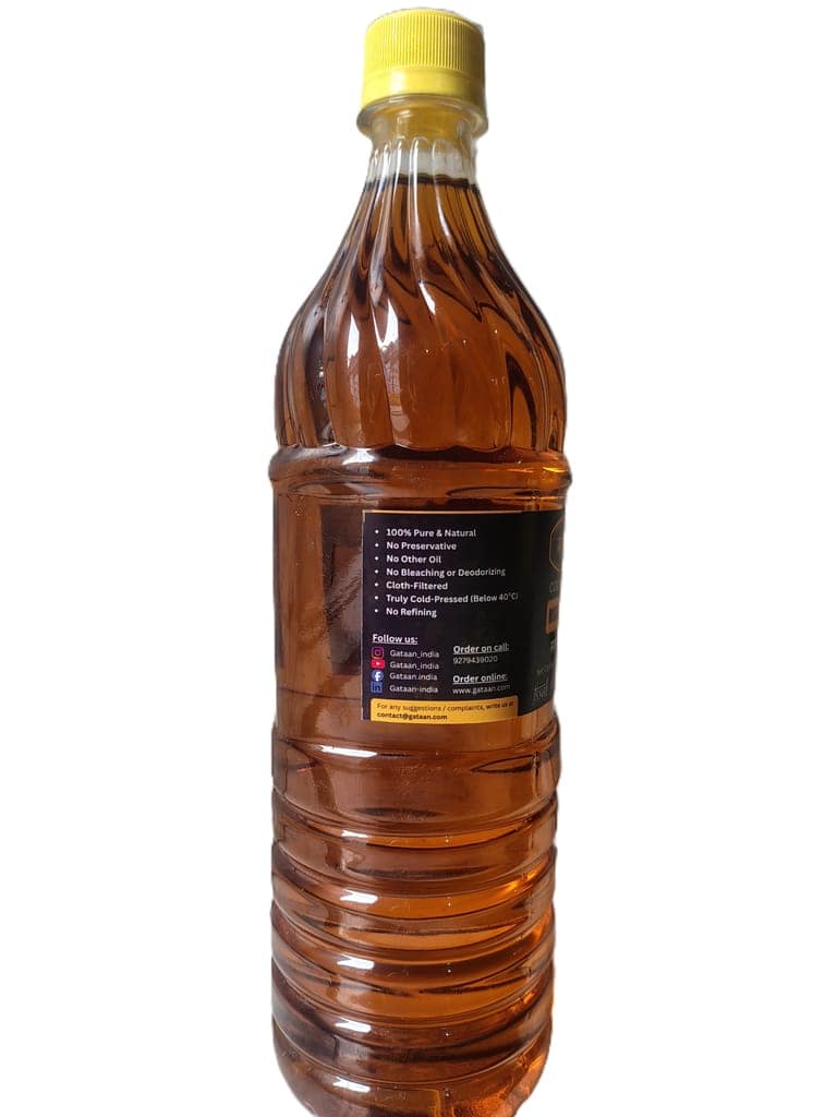Gataan - Black Mustard Oil (Cold Pressed) view 2