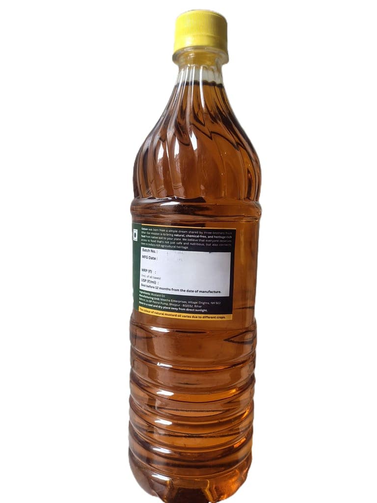 Gataan - Black Mustard Oil (Cold Pressed) view 3