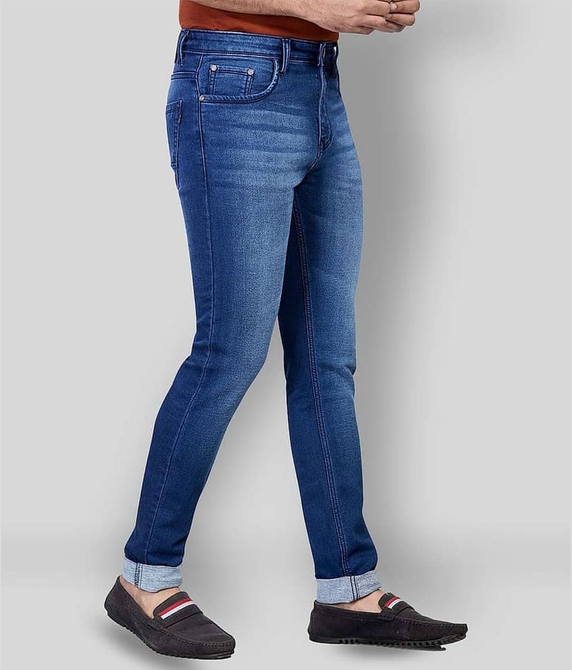HASASI JEANS - Blue 100% Cotton Regular Fit Men's Jeans ( Pack of 1 ) view 2