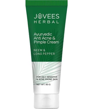Jovees Ayurveda Anti Acne & Pimple Cream For Oily, Sensitive & Acne Prone Skin, 60gm, (Pack of 1)