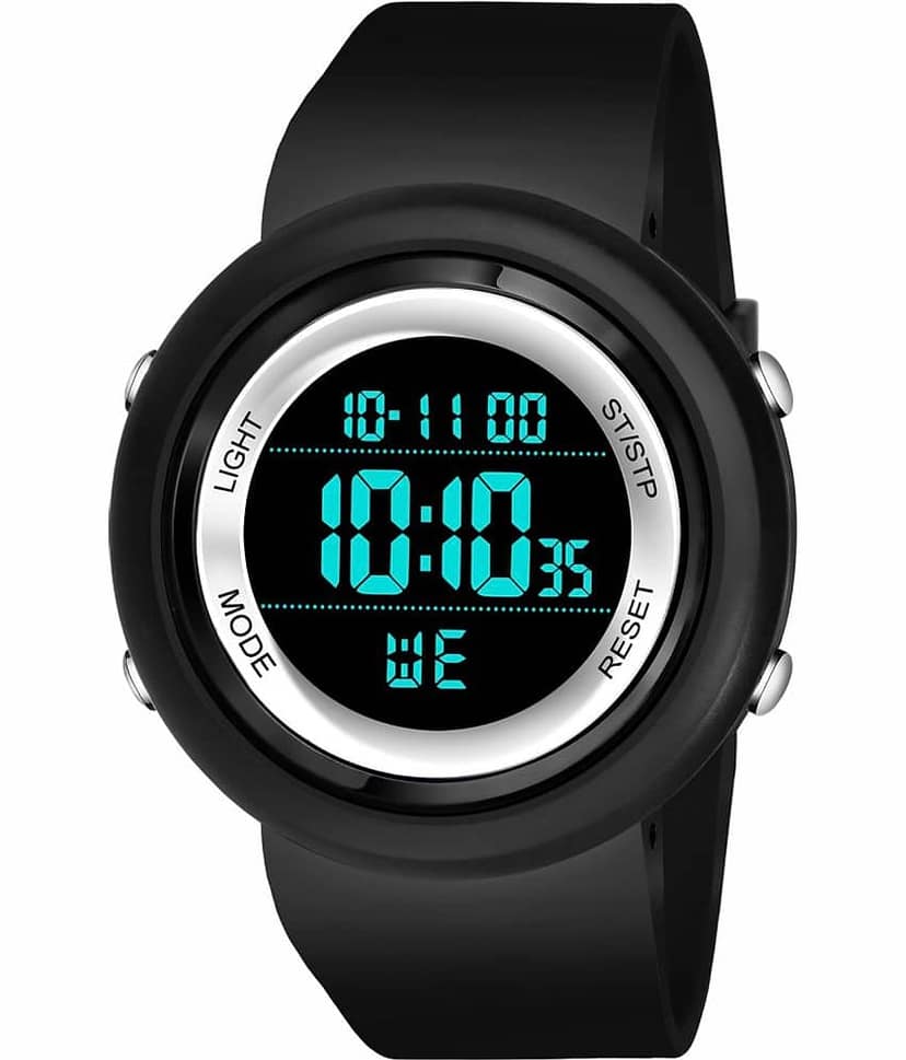 Hala - Black Silicon Digital Men's Watch