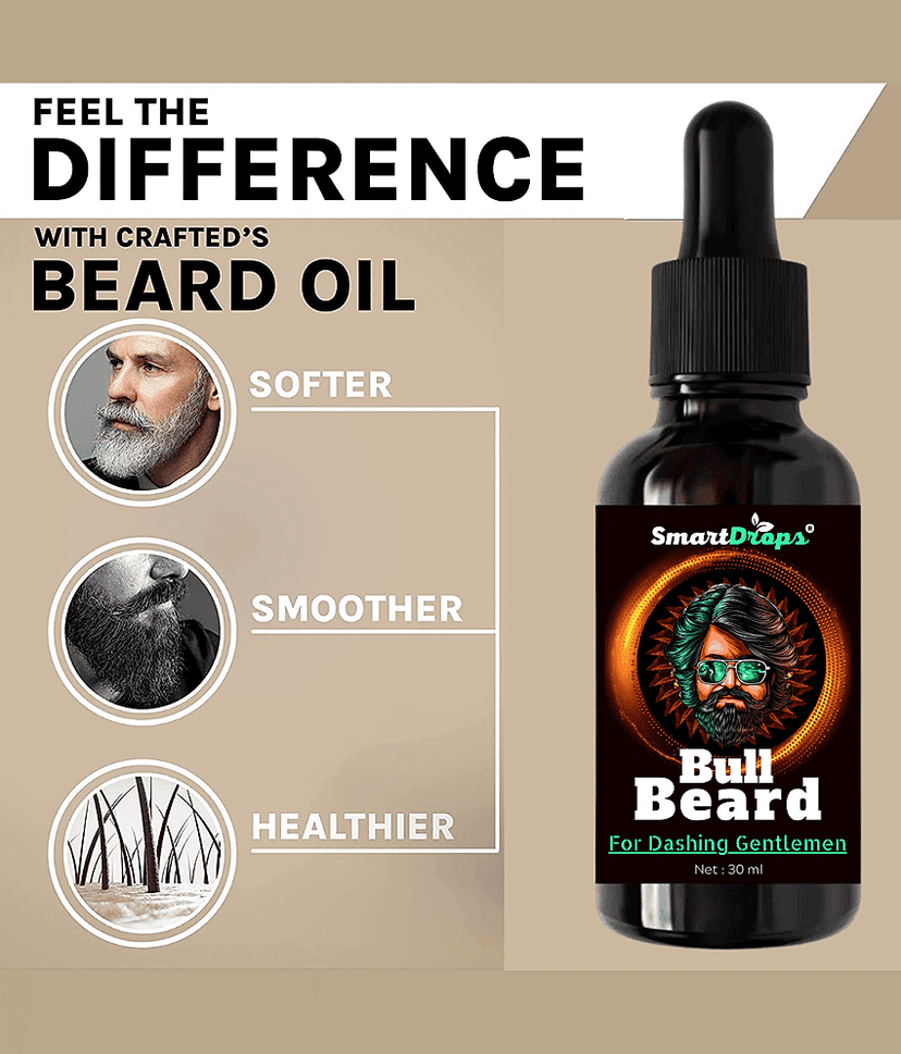 Smartdrops Smartdrops Beard Oil Beard Wash 30 mL Pack of 2 view 2
