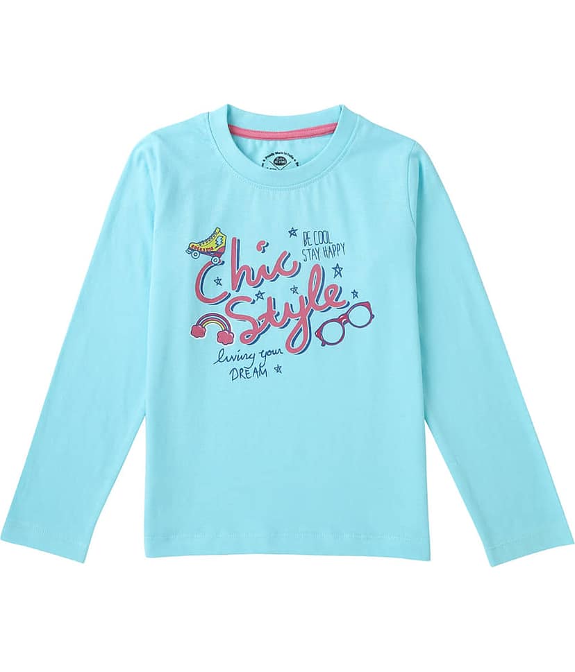 Cub Mcpaws Pack of 1 Girls Cotton T-Shirts ( Green )